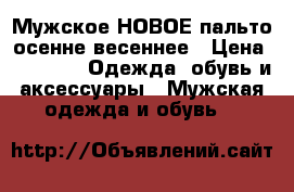 Мужское НОВОЕ пальто осенне-весеннее › Цена ­ 2 000 -  Одежда, обувь и аксессуары » Мужская одежда и обувь   